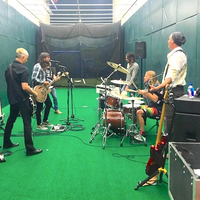 Krist with Foo Fighters