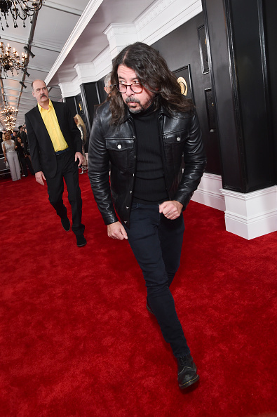Dave running with Krist following.