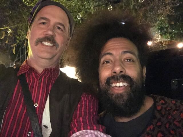 Krist and Reggie Watts.