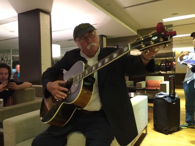David Crosby on Guitar.