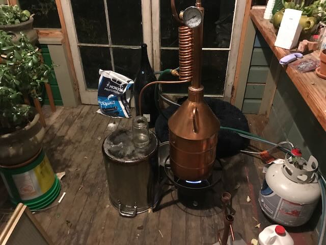 Copper still