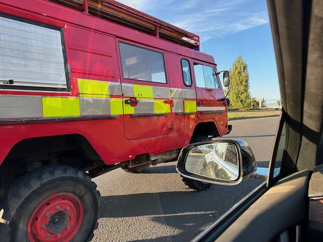 European van.