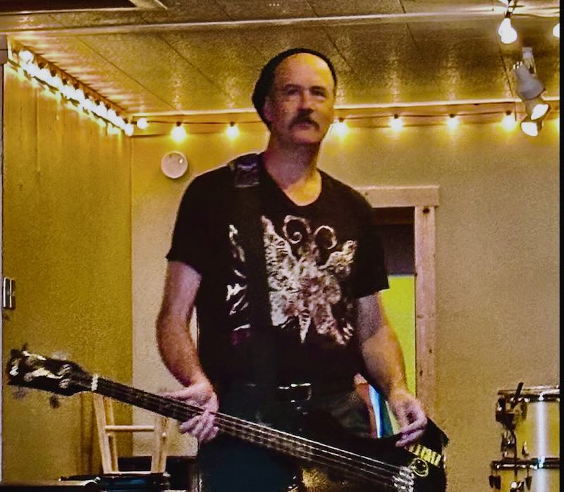 Krist on bass