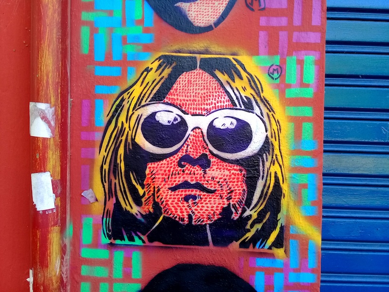 Kurt Cobain stencil